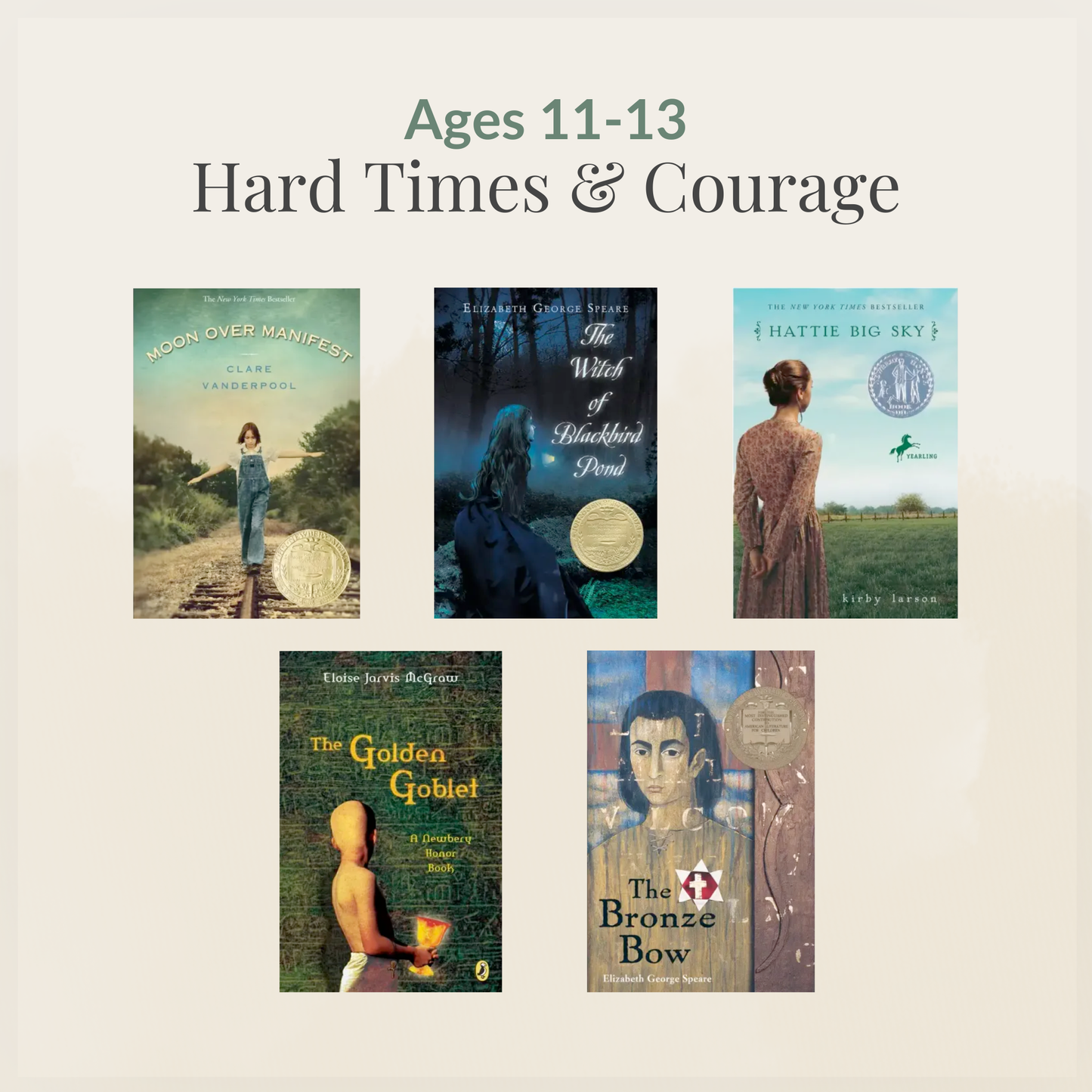Ages 11–13: Hard Times & Courage sampler