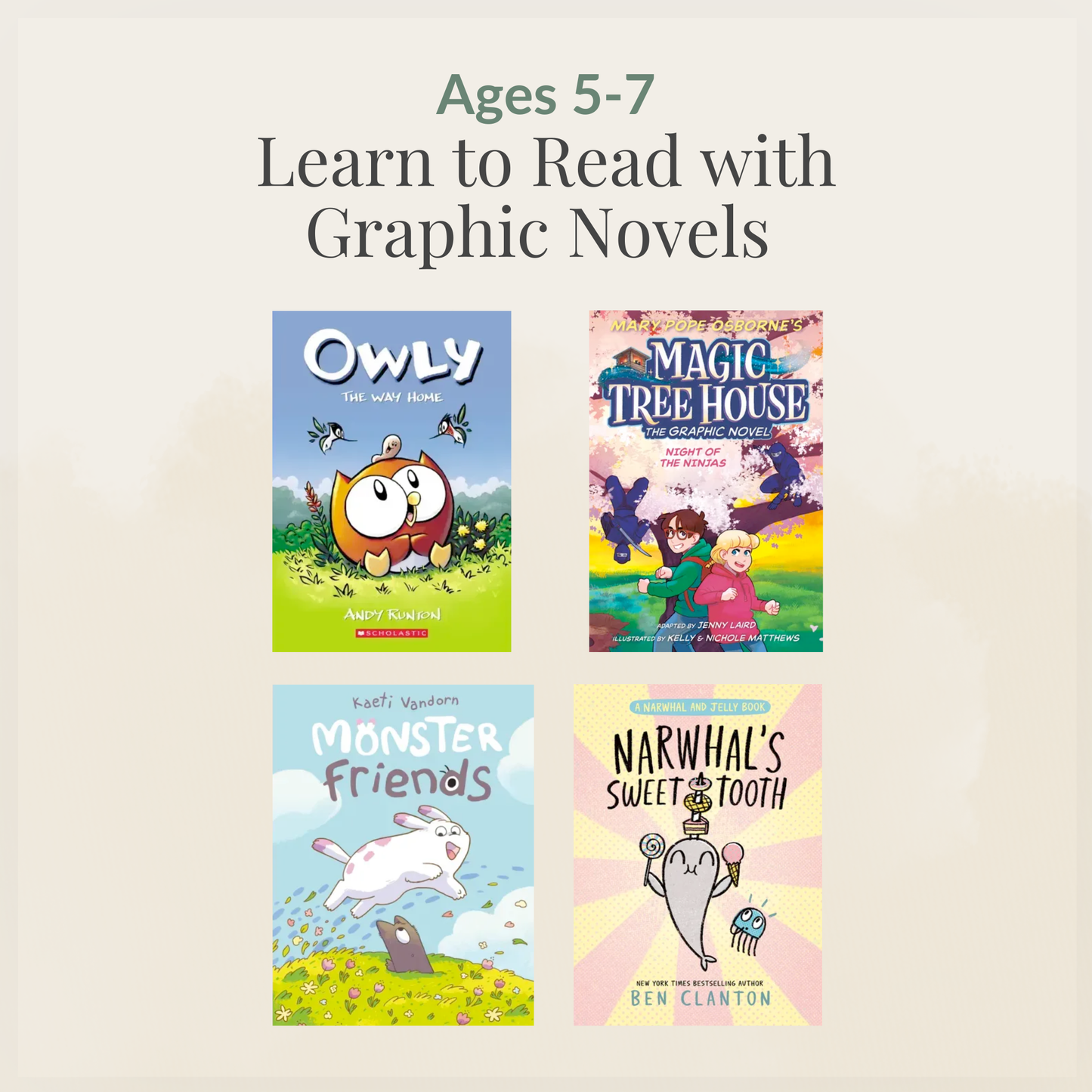 Ages 5–7: Learn to Read with Graphic Novels (ATOS 2.0–2.6) sampler