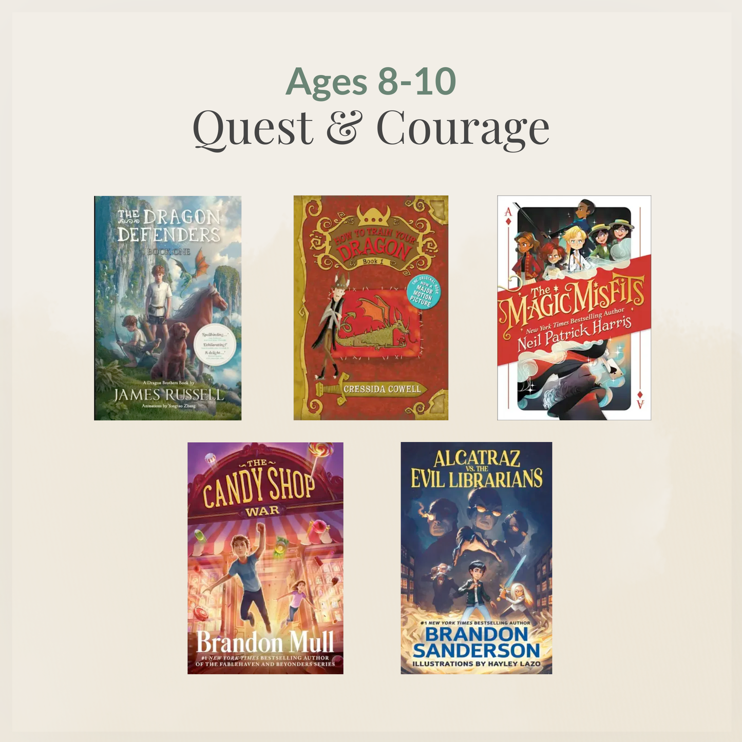 Ages 8–10: Quest & Courage sampler