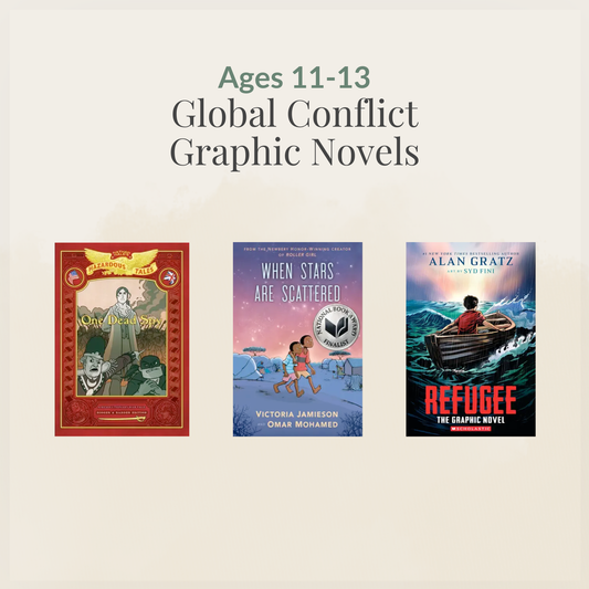Ages 11–13: Global Conflict Graphic Novels sampler
