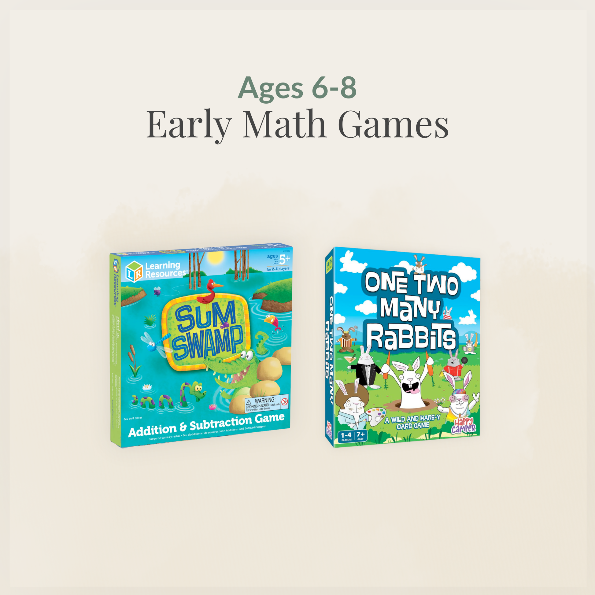 Ages 6–8: Early Math Games Collection