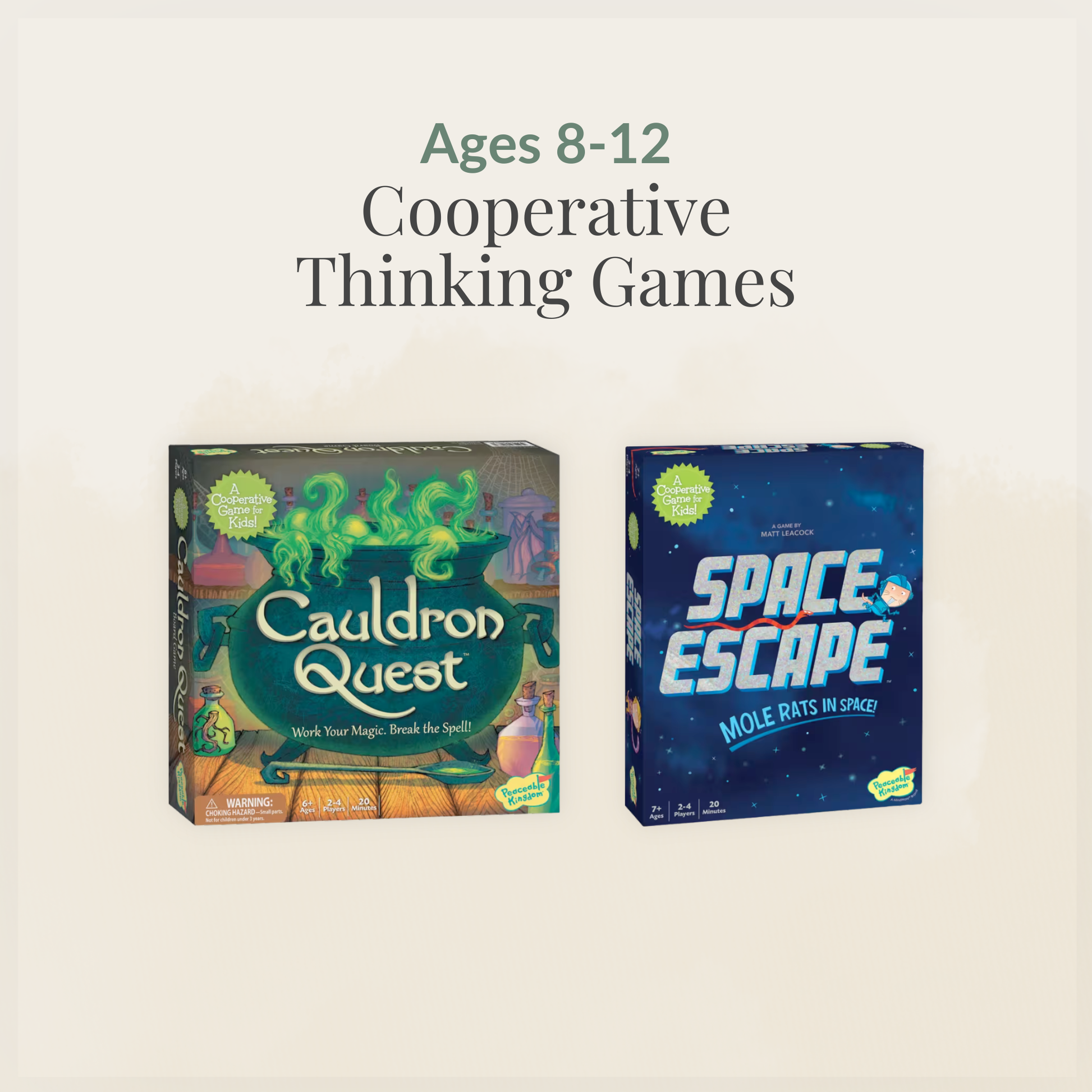 Ages 8–12: Cooperative Thinking Games collection