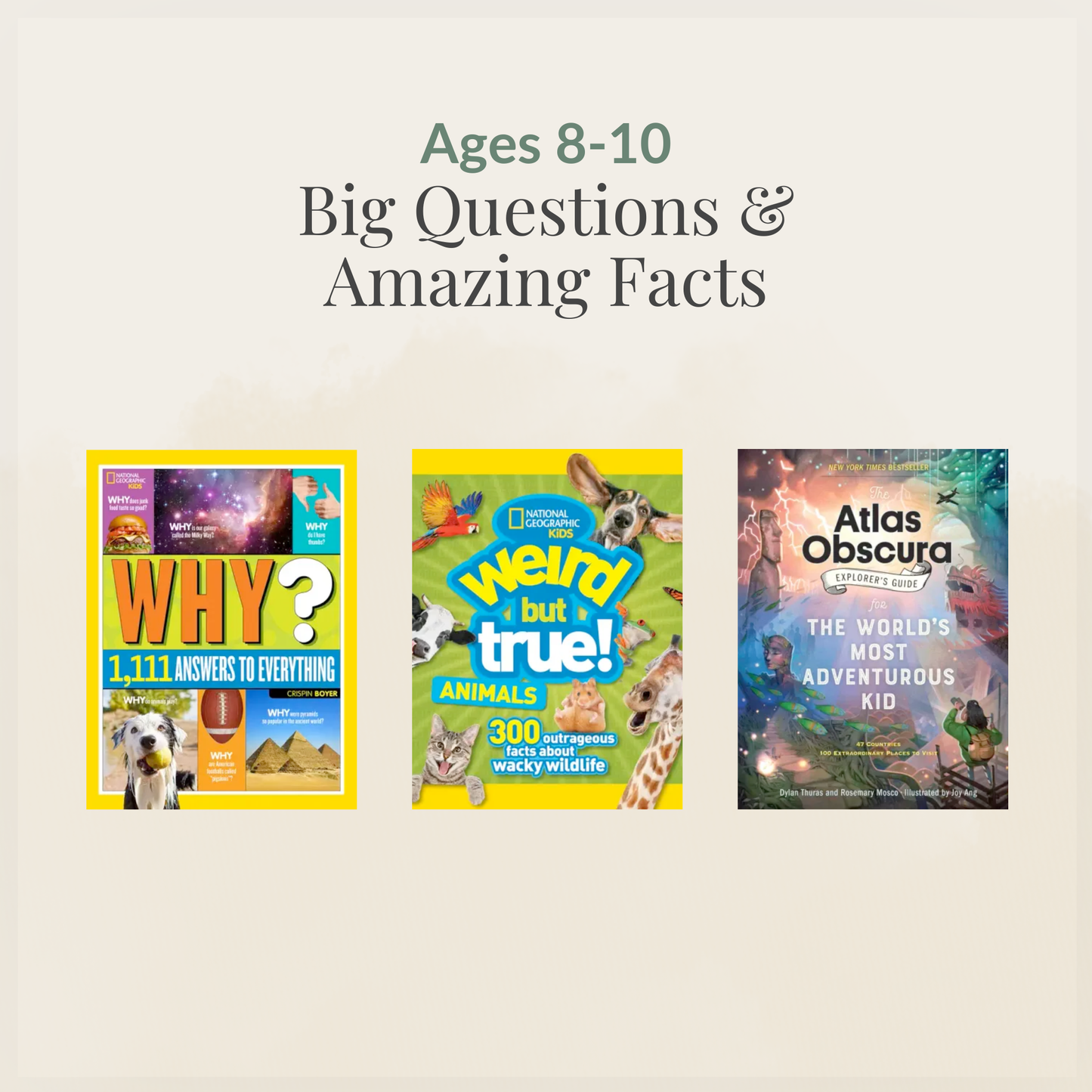 Ages 8–10: Big Questions & Amazing Facts sampler