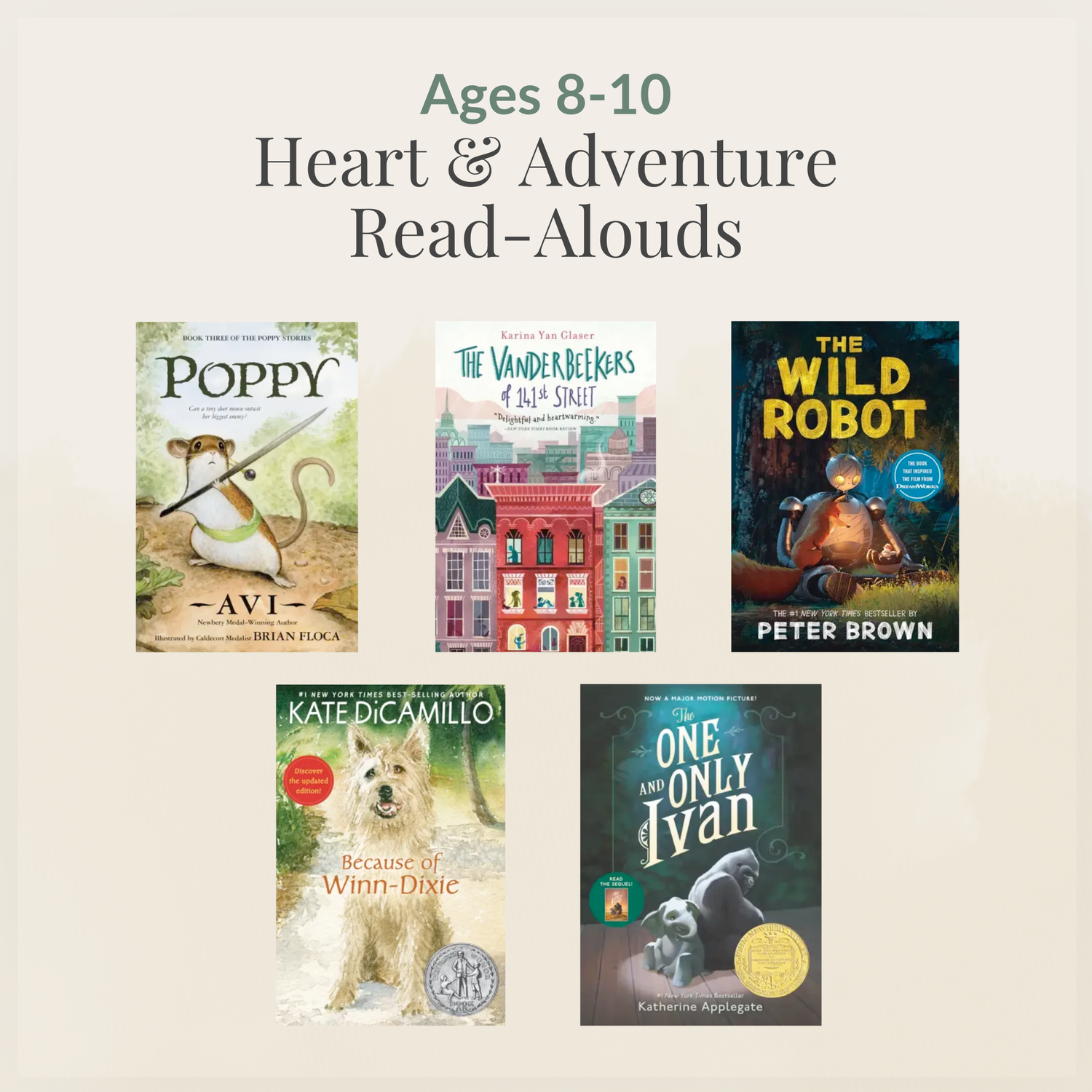 Ages 8–10: Heart & Adventure Read-Alouds sampler