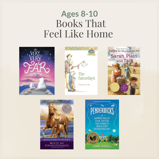 Ages 8–10: Books That Feel Like Home sampler