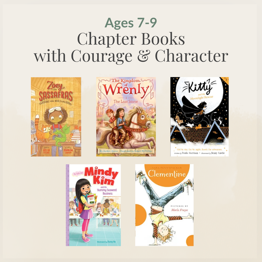 Ages 7–9: Chapter Books with Courage & Character (ATOS 3.5–4.5) sampler